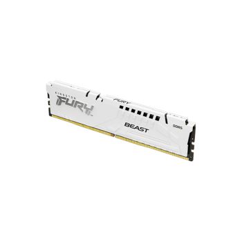 Kingston 32GB 5200MHz DDR5 CL40 DIMM, FURY Beast White Heat Spreader, KF552C40BW-32