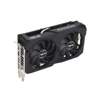 ASUS DUAL-RX7600-O8G-V2, AMD Radeon RX 7600, PCI Express 4.0, OpenGL4.6, Video Memory: 8GB GDDR6, Engine Clock: OC mode : up to 2715 MH
