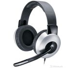 Genius HS-05A Deluxe Full-Size Headset for Comfort, Silver/Black