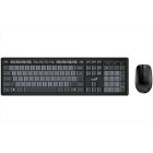 COMBO KEYBOARD AND MOUSE WIRELESS GENIUS KM-8200 Black/Gray