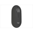 MOUSE WIRELESS USB LOGITECH PEBBLE 2 M350S Graphite Silent w/Bluetooth,Bolt ready, up to 3 devices, 910-007015