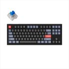 KEYBOARD MECHANICAL KEYCHRON V3 TKL QMK/VIA RGB Keychron K PRO Blue switch, Carbon Black (Non-Transparent), V3-B2