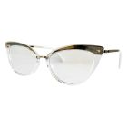 Two Circles Seductive Transparent Yellow Color - Blue Light and UV Protective Glasses, with included protection case, C2