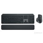 Keyboard Logitech Wireless MX Keys S Combo w/Mouse, Palm Rest Graphite