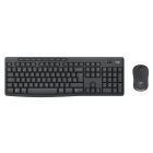 Keyboard Logitech Wireless Desktop MK370 Business w/Mouse Black