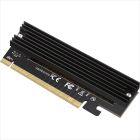 CONVERTOR PCI-E (16x) TO M.2 (NVME) , TXB008-H w/heatsink