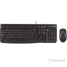 Logitech Keyboard + Mouse Wired MK120, 1000 DPI, Black