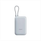 POWER BANK XIAOMI 10000mAh 22.5W w/Integrated Cable USB-C+USB-A Ice blue, BHR9073GL