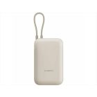 POWER BANK XIAOMI 10000mAh 22.5W w/Integrated Cable USB-C+USB-A tan, BHR9072GL
