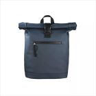 BAG HAMA "Merida" Roll-Top BACKPACK DARK BLUE 40cm (15,6" LAPTOP), 216495