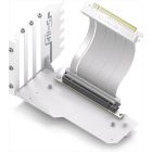 GPU VERTICAL BRACKET KIT EZDIY-FAB SHIELD PCIe 16x Gen4 w/RISER CABLE 115mm, 90° White