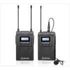 MICROPHONE WIRELESS SYSTEM BOYA UHF Dual-Channel, up to 100m, BY-WM8 Pro-K1