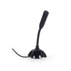 Gembird USB Desktop microphone, black, PN:MIC-DU-02