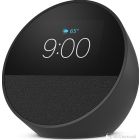Amazon Echo Spot 2024 Smart Alarm Clock and Speaker Black