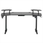 GAMING DESK NITRO CONCEPTS  NEMESIS RISE AND PLAY , BLACK, 4286472