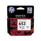 HP 3YM74AE, No. 653, Ink Cartridge, Tri-colour, 200 str.