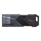 USB Flash Drive 3.2 Gen1 256GB KINGSTON DATA TRAVELER EXODIA ONYX, BLACK DTXON/256GB