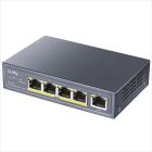 NET Switch CUDY 5-port Gigabit 4xPOE+ Uplink 60W, GS1005P