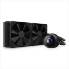 COOLERS CPU AIO NZXT Kraken 240, 2x120mm F120P fans, w/1.54" LCD display, RL-KN240-B1, matte black