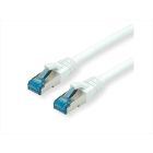 CABLES NET PATCH S/FTP CAT6A 0.3m white (PiMF) Secomp, 21.99.1974-100