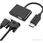 Power Box 4K Displayport DP to HDMI and VGA