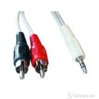 Cable 3,5mm stereo to 2 phono plug RCA 2.5m CCA458