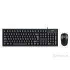 Genius Keyboard + Mouse Wireless BT, SlimStar 8230, Dual mode with Bluetooth and 2.4Ghz, Black