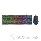 Genius KM-GX3 Gaming Combo Scorpion RGB Keyboard  + Mouse  , USB, Black, 