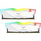 RAM DDR4 16GB(2x8GB) 3200MHz CL16 TEAM GROUP T-FORCE DELTA RGB, TF4D416G3200HC16FDC01 white