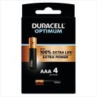 Battery DURACELL OPTIMUM MX2400 ALKALINE, 4xAAA, 1.5V, LR03