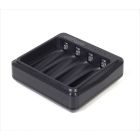 Battery CHARGER ENERGENIE, 4x AA/AAA, BLACK, TYPE-C, BC-USB-03