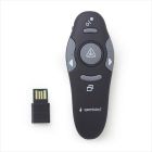 PRESENTER GEMBIRD wireless with laser pointer, WP-L-11, Black