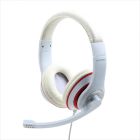 HEADPHONES GEMBIRD w/microphone 1x3.5mm White, MHS-03-WTRD