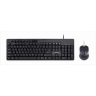 COMBO KEYBOARD AND MOUSE WIRED GEMBIRD Black, KBS-UM-04