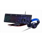 GAMING set GEMBIRD GHOST 4in1 Keyboard+Mouse+Headphones+Mousepad, GGS-UMGL4-02