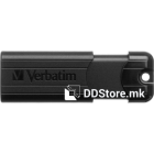 Verbatim Pinstripe Flash Drive 64GB, USB 3.0, Black