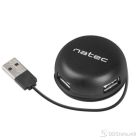 USB HUB 2.0 4-Port Natec Bumblebee Black