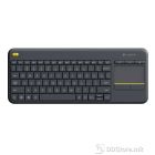 Keyboard Logitech Wireless Touch K400 Plus PC-to-TV Black