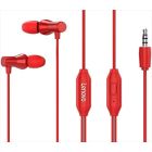 LENOVO HF130 Metal Headset w/microphone, Red