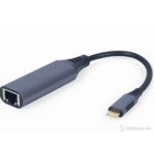 Adapter USB Type-C to Gigabit LAN Gembird Space Grey