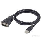 USB to serial port conv. DB9M/USB A plug UAS-DB9M-02 Black