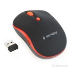 Mouse Gembird Wireless MUSW-4B-03 Optical 1600DPI Black/Red