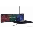 Desktop Set Gembird Backlight 3IN1 Keyboard+Mouse+Mouse Pad
