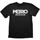T-SHIRT METRO EXODUS (LOGO), Black Size M