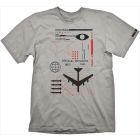 T-SHIRT CALL OF DUTY: COLD WAR (RADAR) Light Gray, Size M