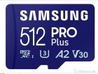 Secure Digital Micro Samsung 512GB SDXC PRO Plus cl10 180R/130W UHS-I U3 V30 A2