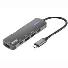 MS CABLE USB HUB C110, HDMI1.4+USB3.0+USB2.0+TYPE C 2.0+PD