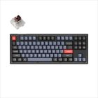 KEYBOARD MECHANICAL KEYCHRON V3 TKL QMK/VIA RGB Keychron K PRO Brown switch, Frosted Black (Translucent), w/knob, V3-C3