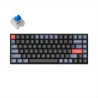 KEYBOARD MECHANICAL KEYCHRON K2 PRO QMK/VIA HS White LED 75% Keychron K PRO Blue switch Multi-Device (Wired+Bluetooth), Black, K2P-G2