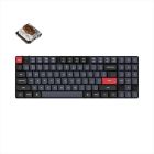 KEYBOARD MECHANICAL KEYCHRON K13 PRO QMK/VIA HS LP RGB LED 80% Gateron Brown switch Multi-Device (Wired+Bluetooth), Black, K13P-H3